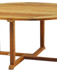 Round Dining Table (50in Diameter) | Kingsley Bate Essex Collection | Valley Ridge Furniture