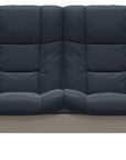 Paloma Leather Oxford Blue and Whitewash Base | Stressless Buckingham 2-Seater High Back Sofa | Valley Ridge Furniture