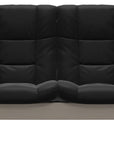 Paloma Leather Black and Whitewash Base | Stressless Buckingham 2-Seater High Back Sofa | Valley Ridge Furniture