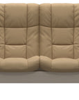 Paloma Leather Sand and Whitewash Base | Stressless Windsor 2-Seater High Back Sofa | Valley Ridge Furniture