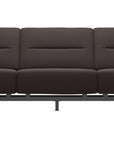 Paloma Leather Chocolate & Chrome Base | Stressless Stella 3-Seater Sofa with S2 Arm | Valley Ridge Furniture