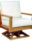 Deep Seating Swivel Rocker Lounge Chair | Kingsley Bate Chelsea Collection | Valley Ridge Furniture