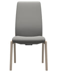 Paloma Leather Silver Grey and Whitewash Base | Stressless Laurel High Back D100 Dining Chair | Valley Ridge Furniture