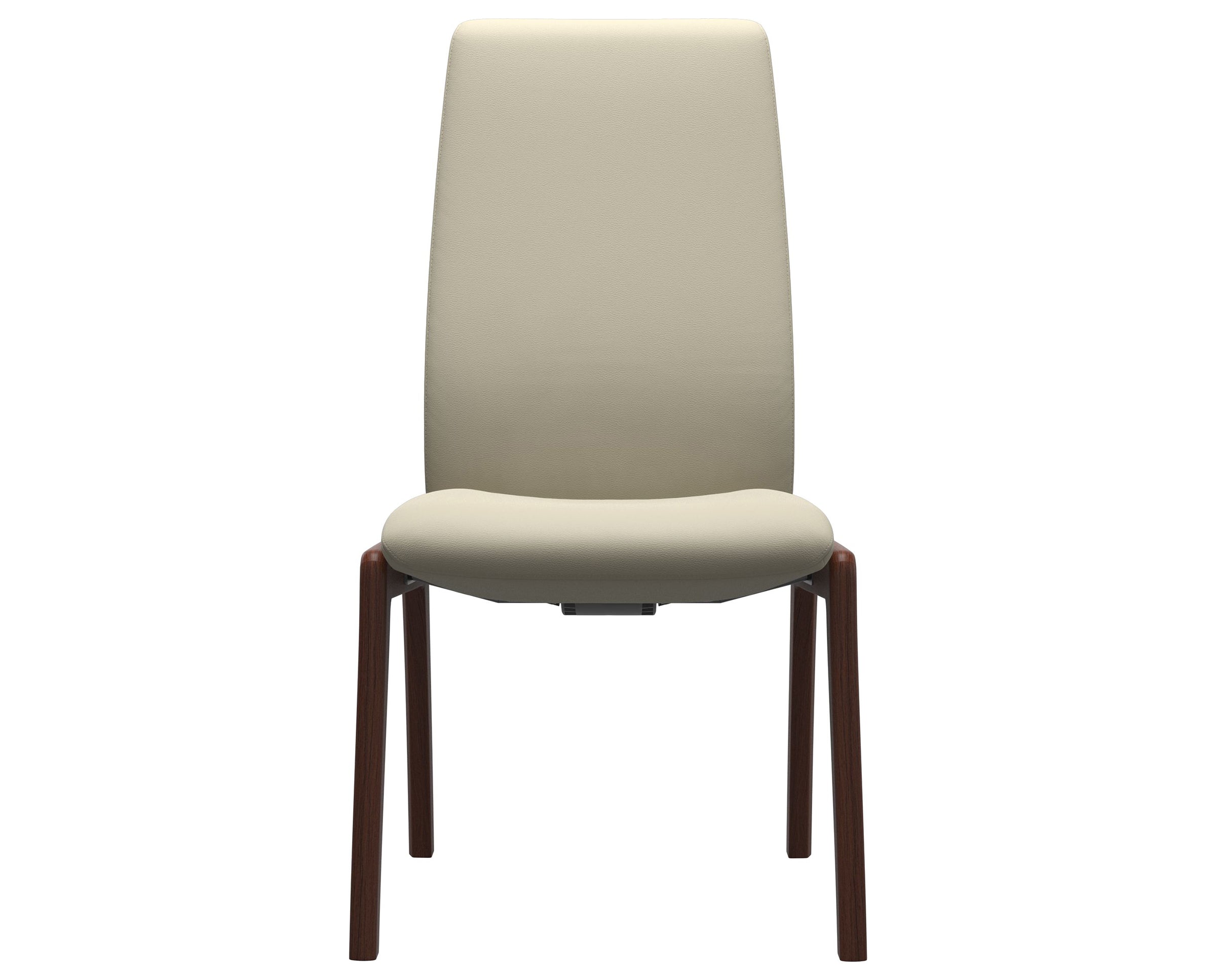 Paloma Leather Light Grey and Walnut Base | Stressless Laurel High Back D100 Dining Chair | Valley Ridge Furniture
