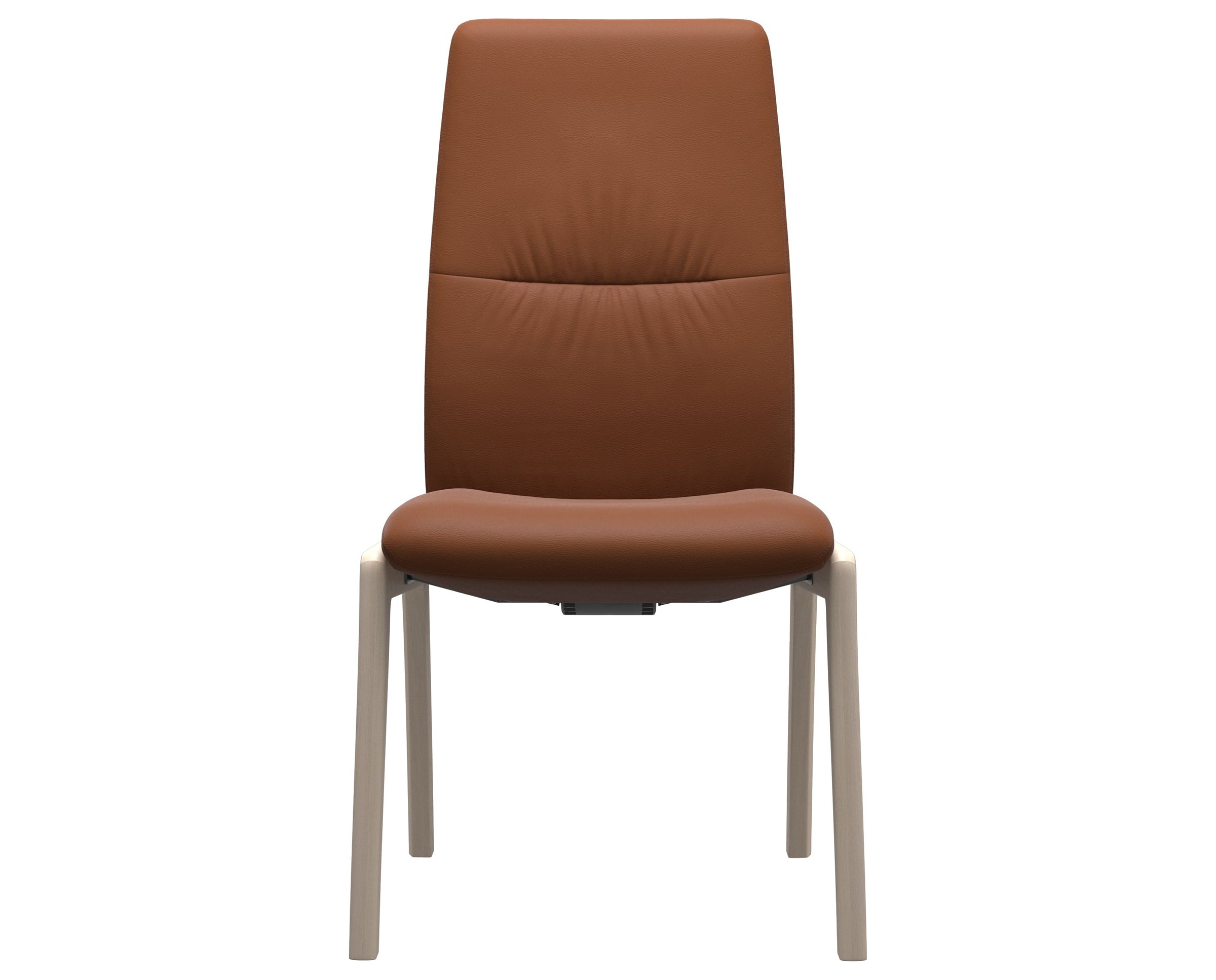 Paloma Leather New Cognac and Whitewash Base | Stressless Mint High Back D100 Dining Chair | Valley Ridge Furniture