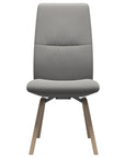 Paloma Leather Silver Grey and Natural Base | Stressless Mint High Back D200 Dining Chair | Valley Ridge Furniture