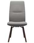 Paloma Leather Silver Grey and Walnut Base | Stressless Mint High Back D200 Dining Chair | Valley Ridge Furniture