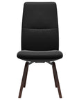 Paloma Leather Black and Walnut Base | Stressless Mint High Back D200 Dining Chair | Valley Ridge Furniture