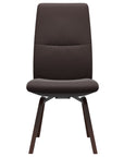 Paloma Leather Chocolate and Walnut Base | Stressless Mint High Back D200 Dining Chair | Valley Ridge Furniture