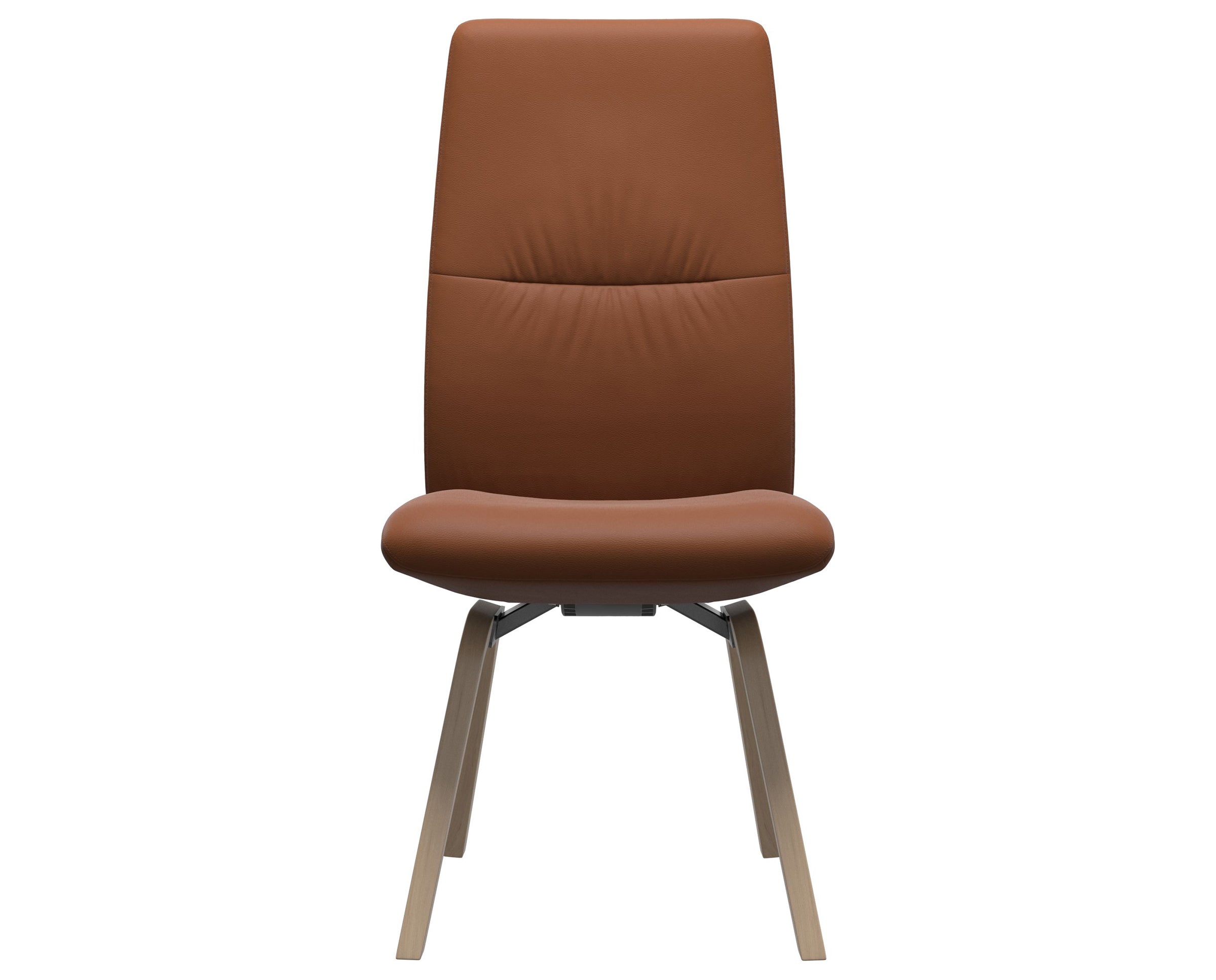 Paloma Leather New Cognac and Natural Base | Stressless Mint High Back D200 Dining Chair | Valley Ridge Furniture