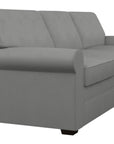 Aura Fabric Pewter | American Leather Gaines Comfort Sleeper | Valley Ridge Furniture
