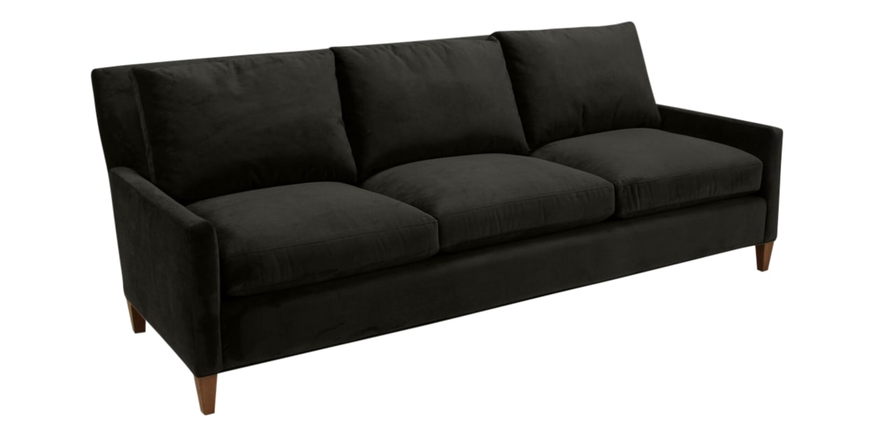 View Fabric Espresso | Camden Chelsey Sofa | Valley Ridge Furniture