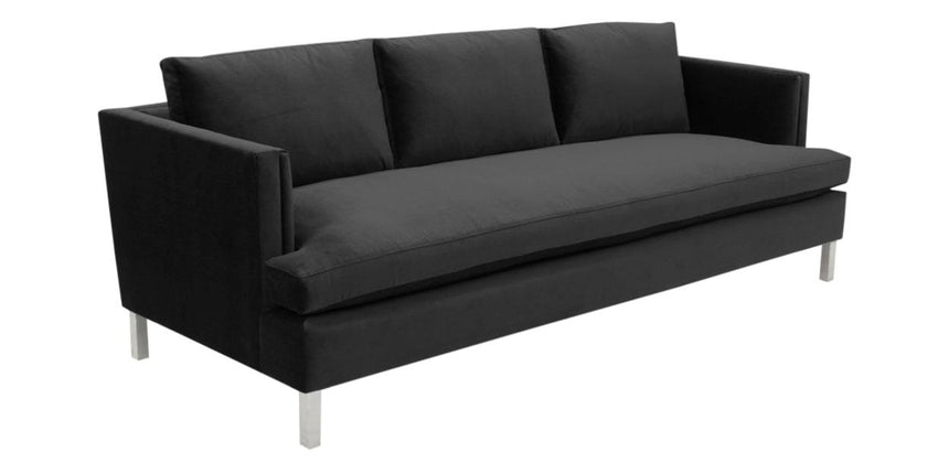 View Fabric Espresso | Camden City Sofa | Valley Ridge Furniture