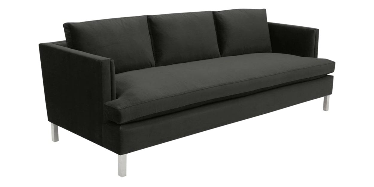 View Fabric Pewter | Camden City Sofa | Valley Ridge Furniture
