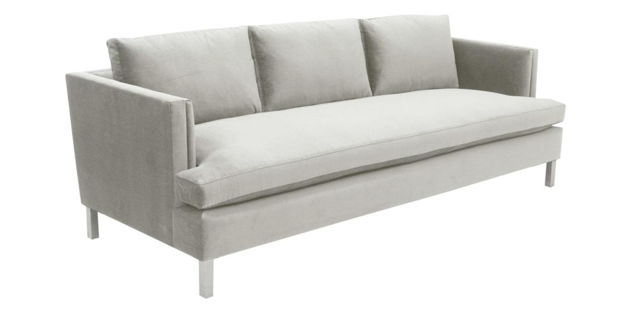 View Fabric White | Camden City Sofa | Valley Ridge Furniture