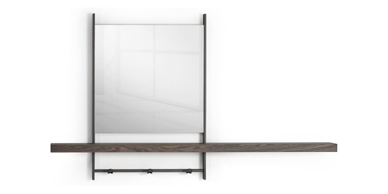 Anthracite and Vintage Oak | Trica Matuvu Mirror