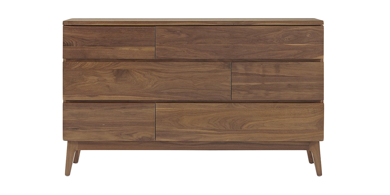 Toast (Natural) | West Bros Serra 6 Drawer Dresser