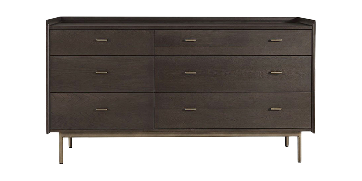 Carbon | West Bros Strada 6 Drawer Dresser