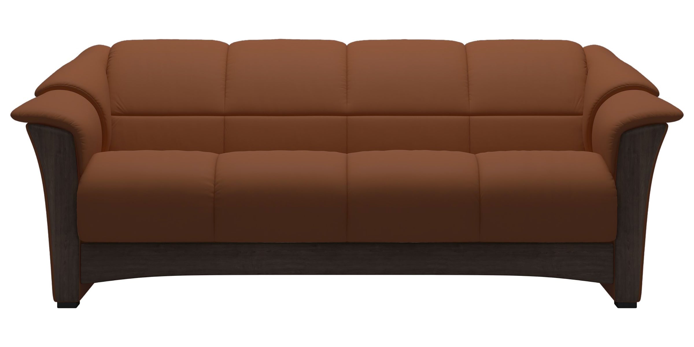 Paloma Leather New Cognac and Wenge Base | Stressless Oslo Sofa | Valley Ridge Furniture