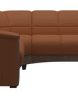 Paloma Leather New Cognac and Walnut Base | Stressless Oslo Sectional | Valley Ridge Furniture