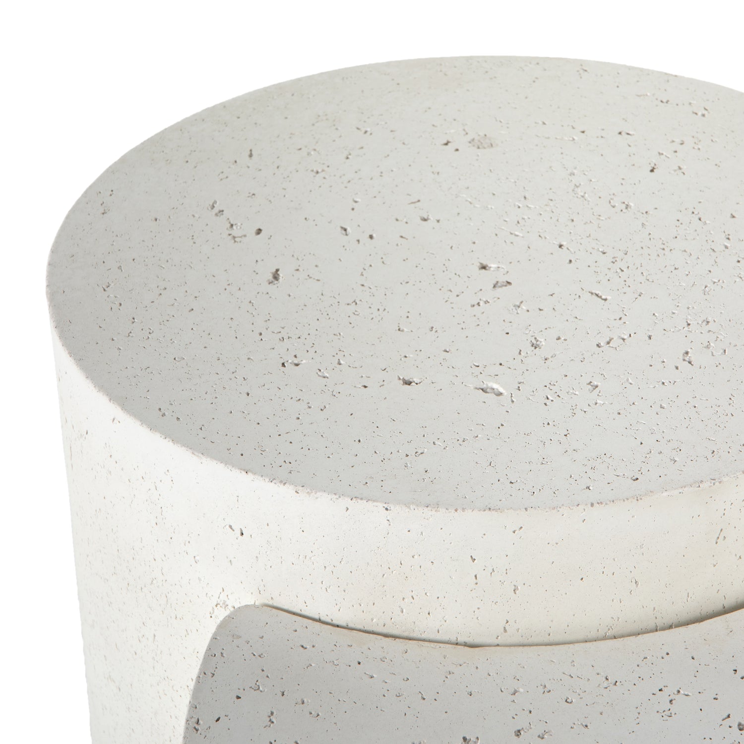 Textured White Concrete | Meza Nesting Coffee Table | Valley Ridge Furniture