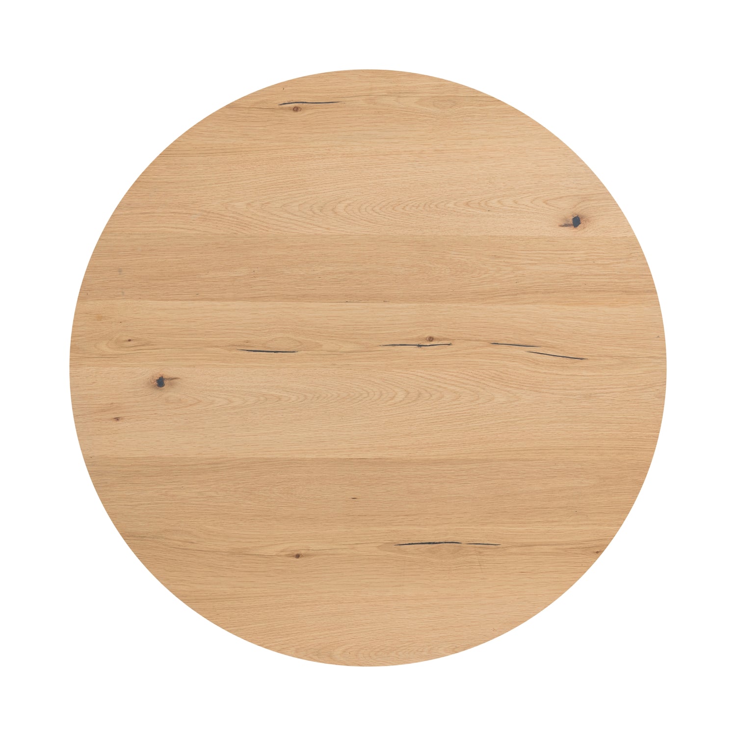 Light Oak Resin with Dark Gunmetal Iron | Eaton Drum Coffee Table | Valley Ridge Furniture