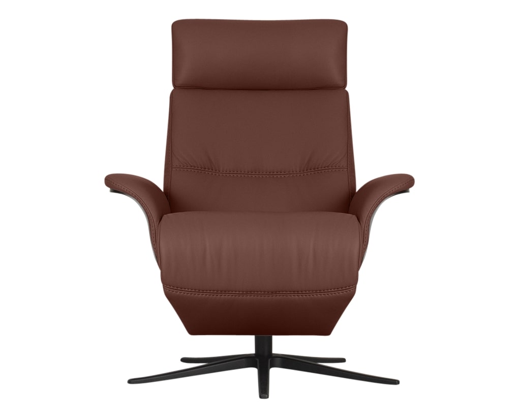 Trend Leather Cognac | Norwegian Comfort Space 5100 Recliner | Valley Ridge Furniture