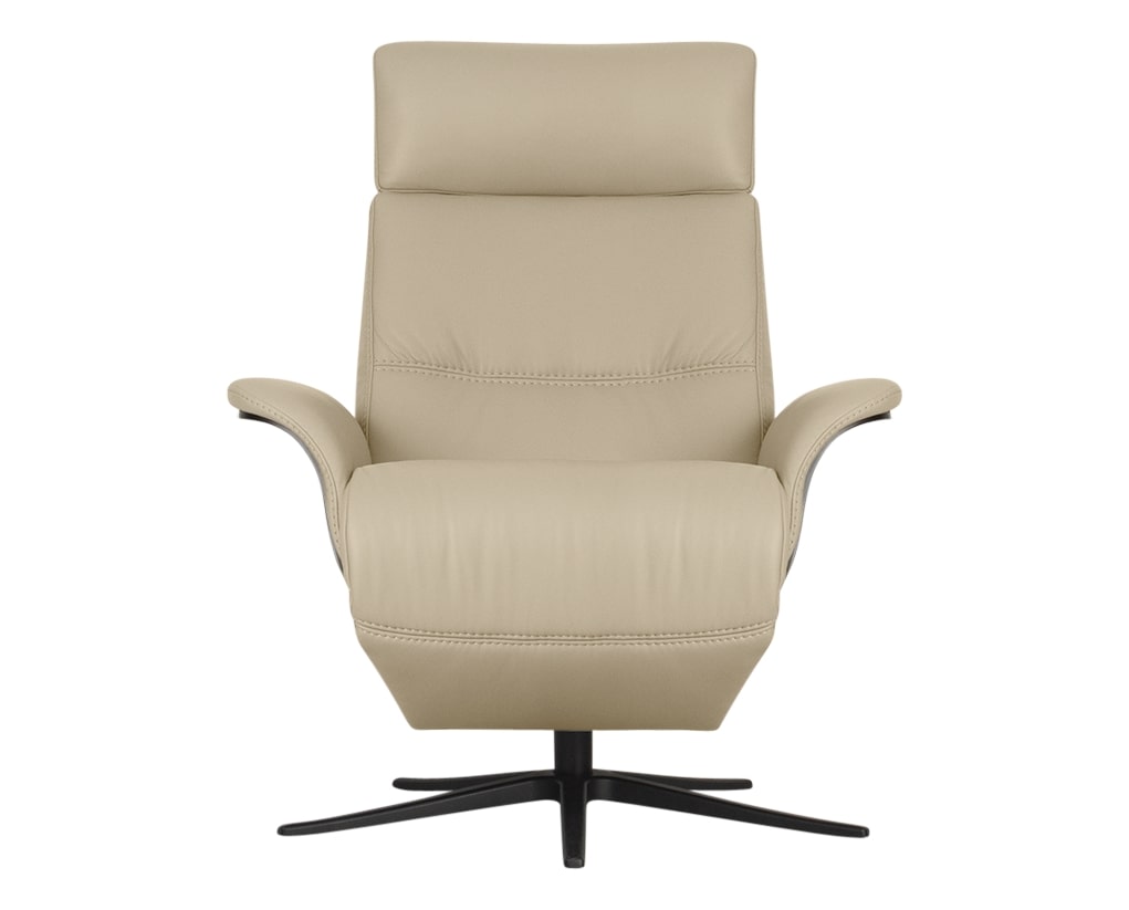 Trend Leather Sand | Norwegian Comfort Space 5100 Recliner | Valley Ridge Furniture