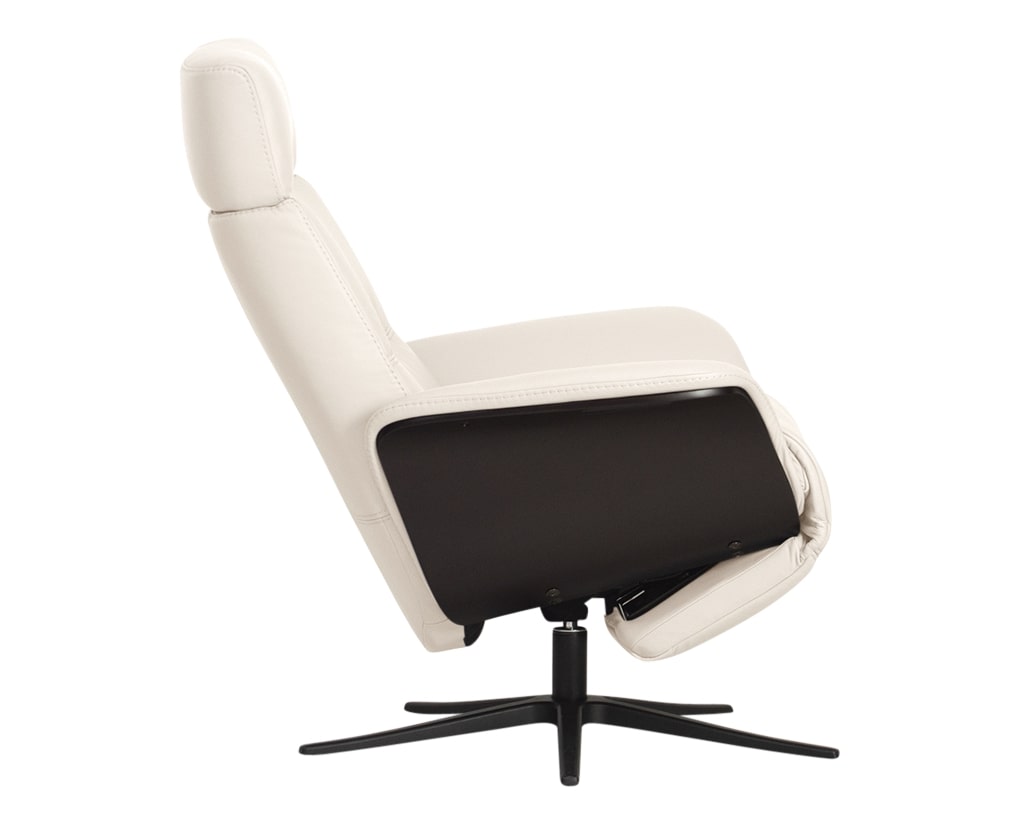Trend Leather Snow | Norwegian Comfort Space 5100 Recliner | Valley Ridge Furniture