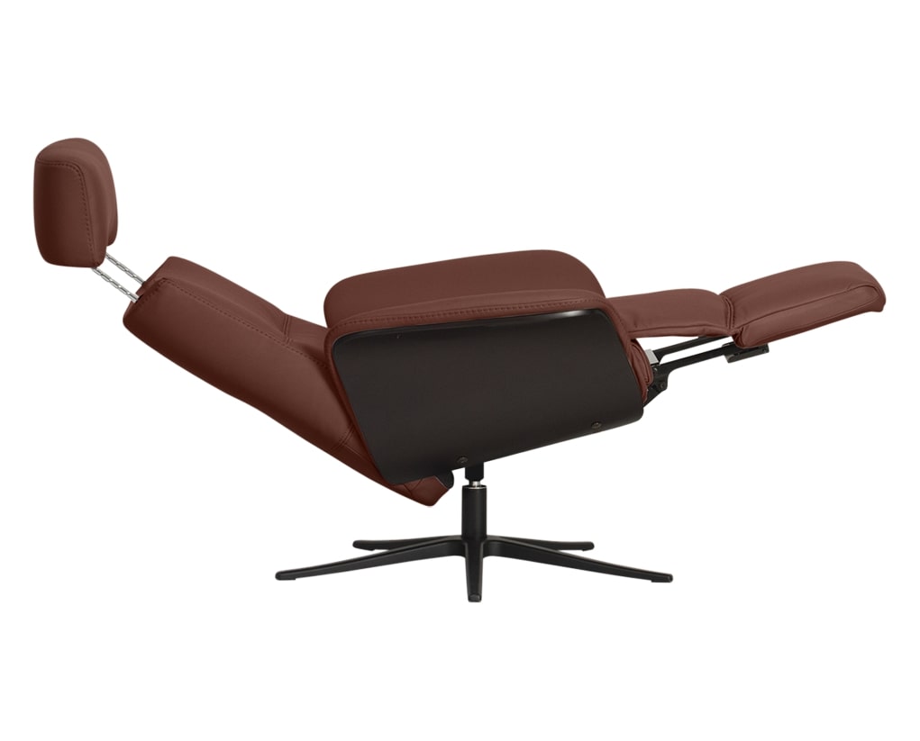 Trend Leather Cognac | Norwegian Comfort Space 5100 Recliner | Valley Ridge Furniture