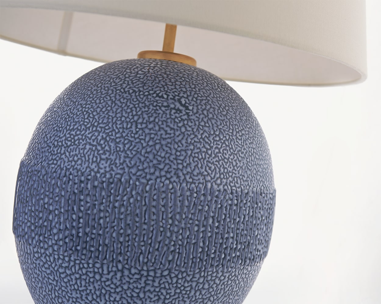 Beaded Blue & Linen | Toulon Table Lamp | Valley Ridge Furniture