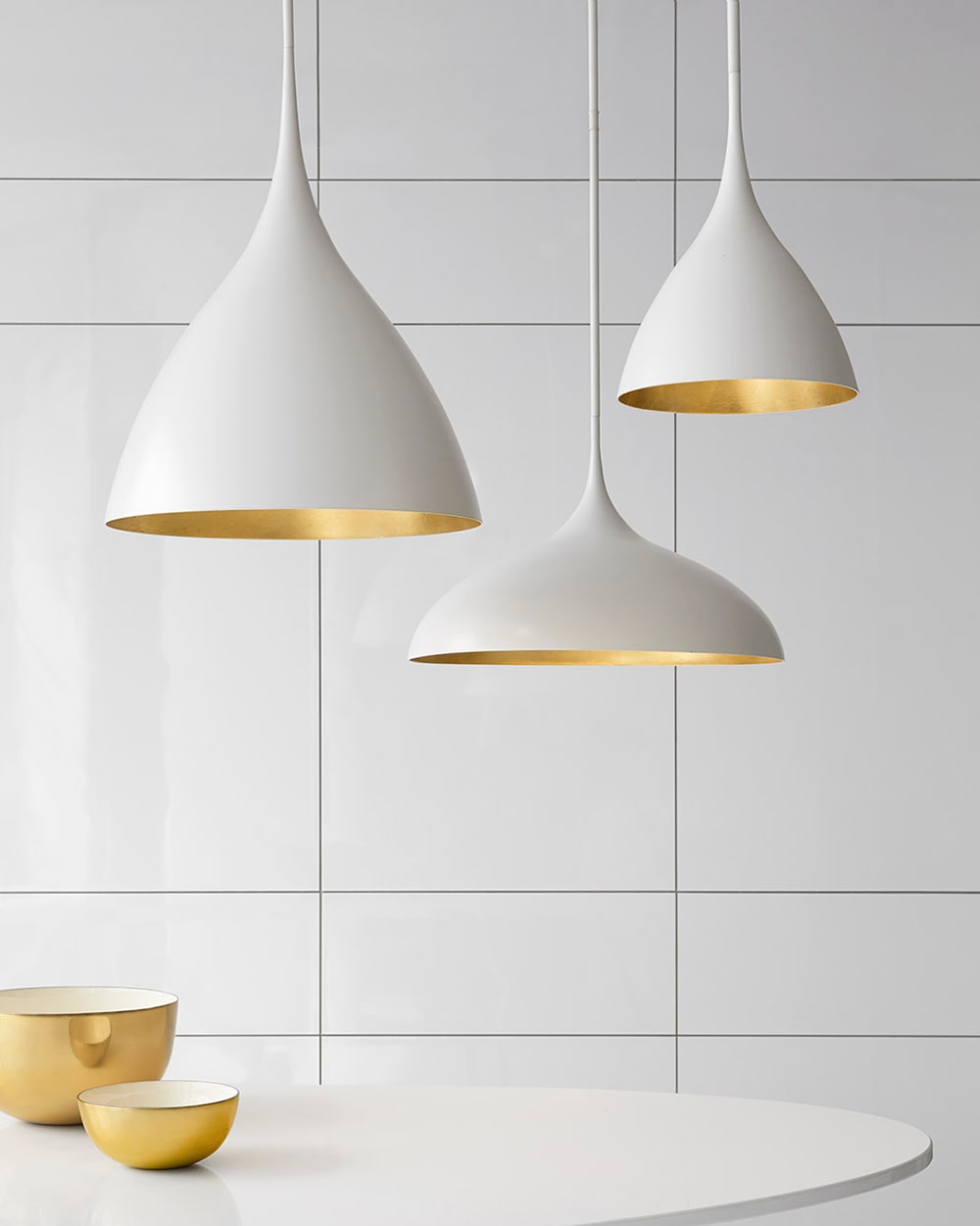 Plaster White | Agnes Small Pendant | Valley Ridge Furniture