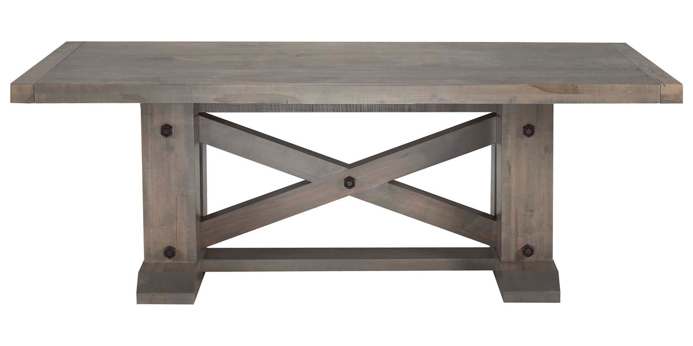 Table as Shown | Cardinal Woodcraft Acton Central Dining Table | Valley Ridge Furniture