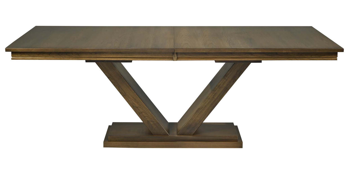 Table as Shown | Cardinal Woodcraft Ambassador Dining Table | Valley Ridge Furniture