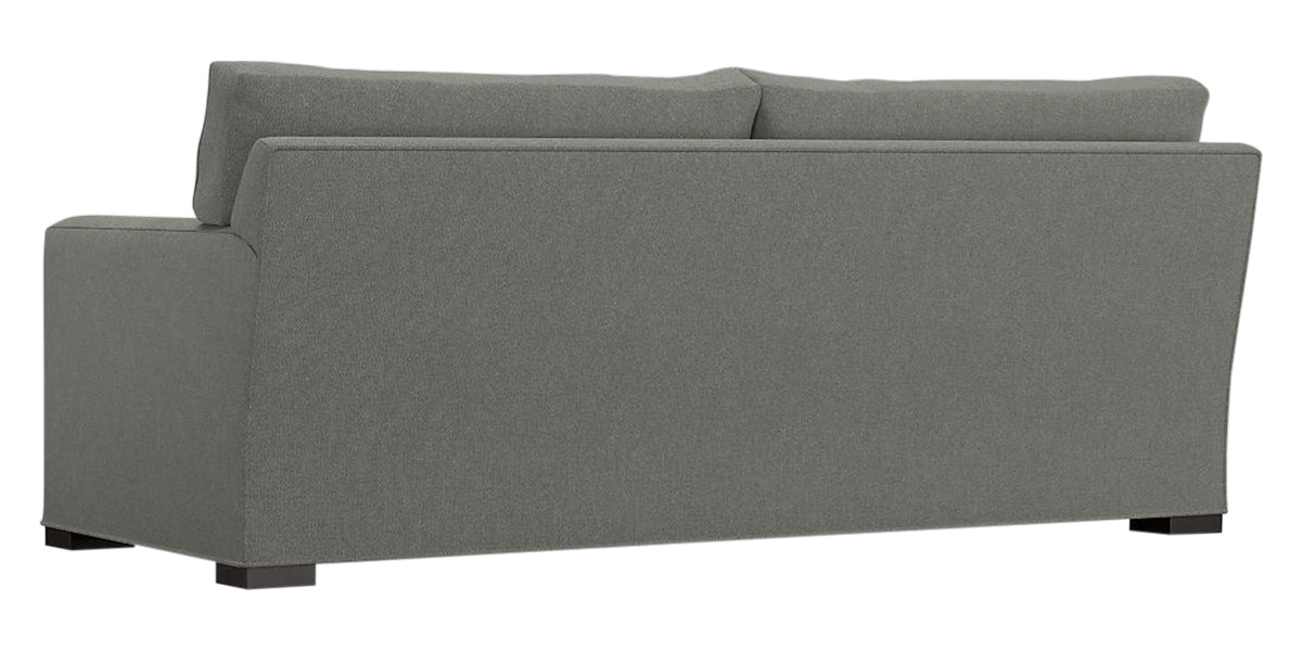 Douglas Fabric Charcoal with Fossil Hardwood | Camden Axel Sofa | Valley Ridge Furniture