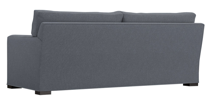 Douglas Fabric Eclipse with Fossil Hardwood | Camden Axel Sofa | Valley Ridge Furniture