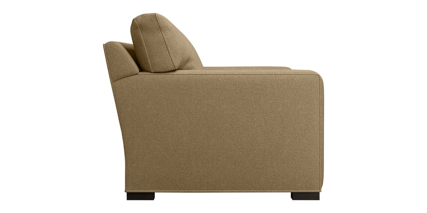 Douglas Fabric Peat with Fossil Hardwood | Camden Axel Sofa | Valley Ridge Furniture