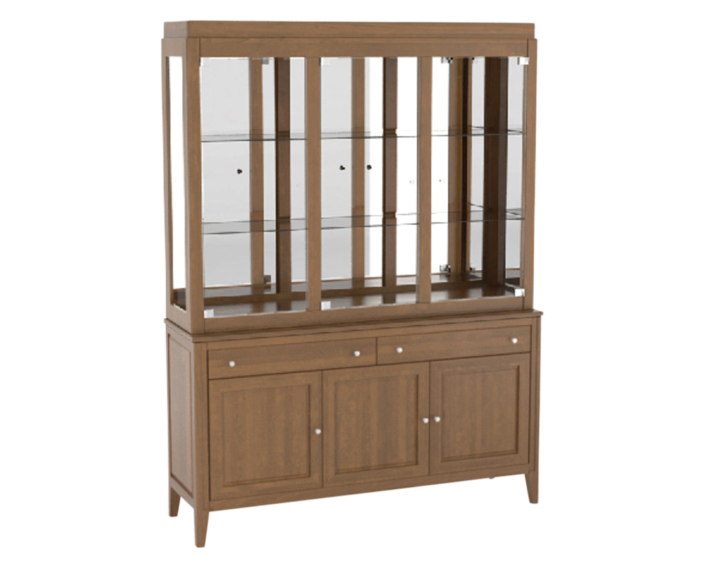 Canadel Buffet 6000 in Oak Washed, three-quarter view