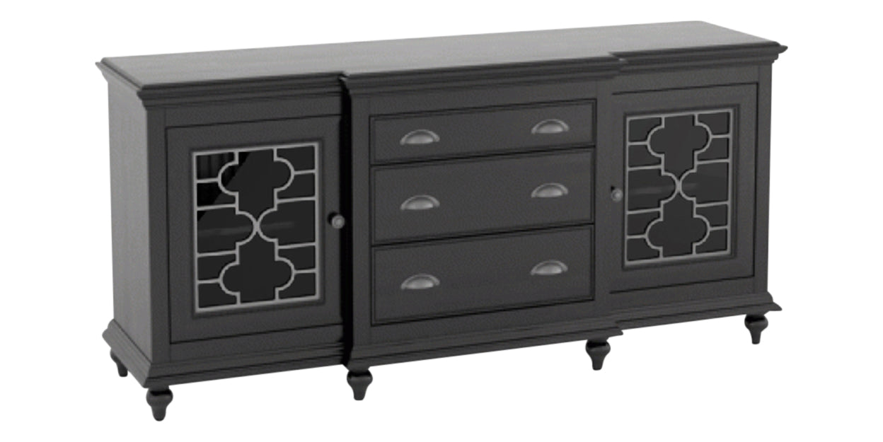 Midnight Black Washed | Canadel Farmhouse Buffet 6932