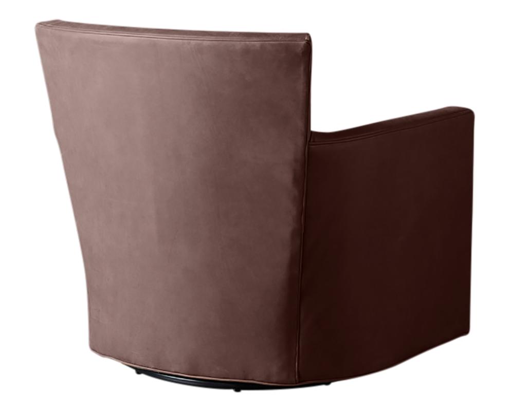 Lukas Leather Tobacco | Camden Carlton Swivel Glider | Valley Ridge Furniture