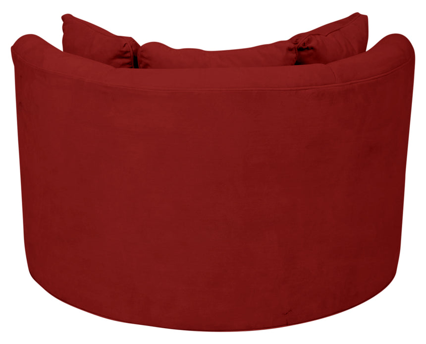 View Fabric Curry | Camden Cuddle Chair | Valley Ridge Furniture