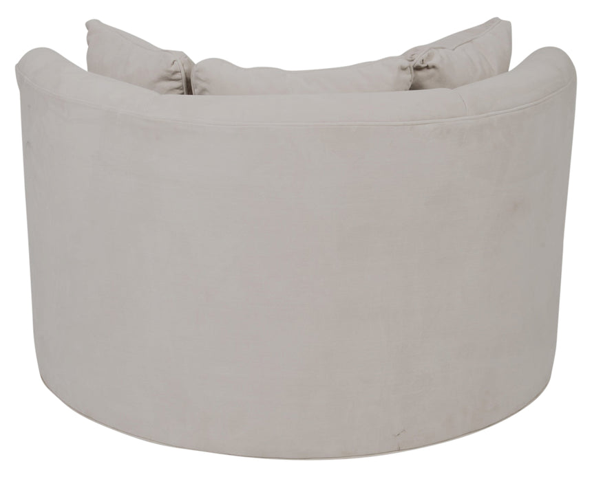 View Fabric Grey | Camden Cuddle Chair | Valley Ridge Furniture