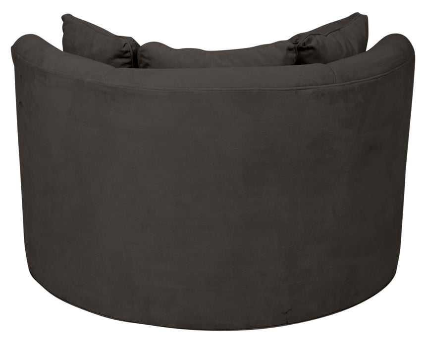 View Fabric Pewter | Camden Cuddle Chair | Valley Ridge Furniture