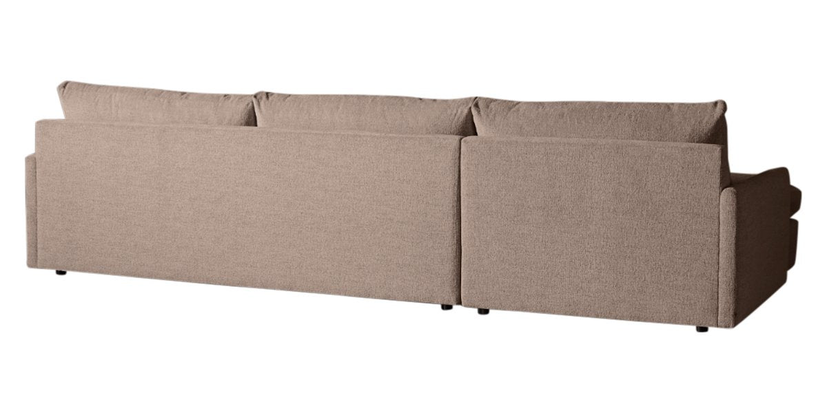 Plush Fabric Brindle | Camden Sarah Sectional w/Chaise | Valley Ridge Furniture