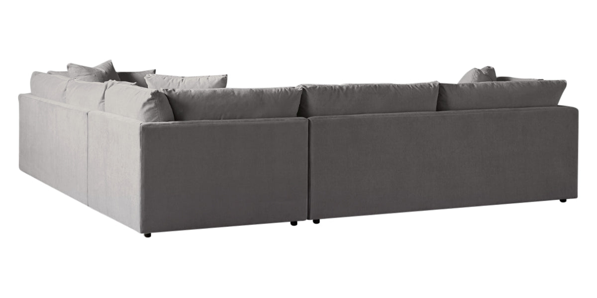 Dayo Fabric Cement | Camden Big Easy 3-Piece Sectional | Valley Ridge Furniture