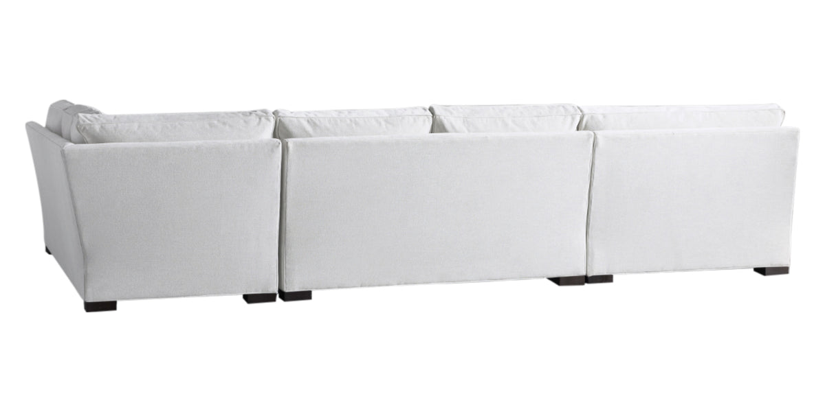 Vertual Fabric Snow | Camden 3-Piece Large Chaise Sectional | Valley Ridge Furniture