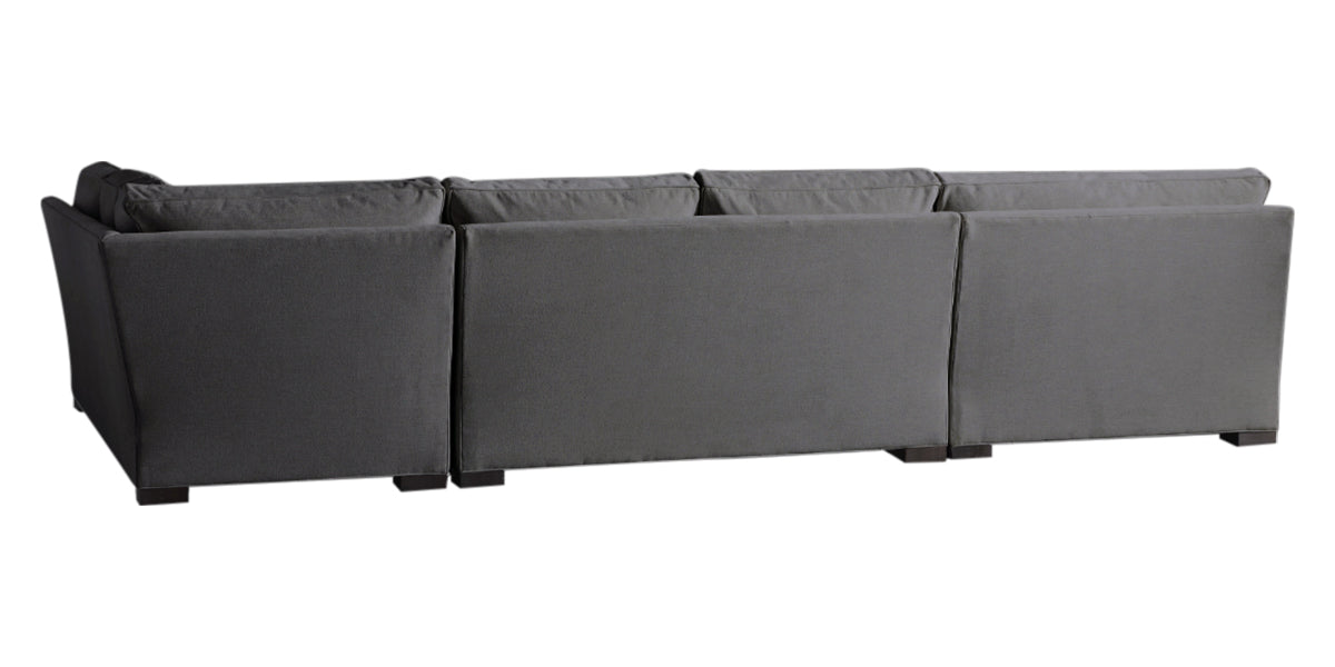 Vertual Fabric Steel | Camden 3-Piece Large Chaise Sectional | Valley Ridge Furniture