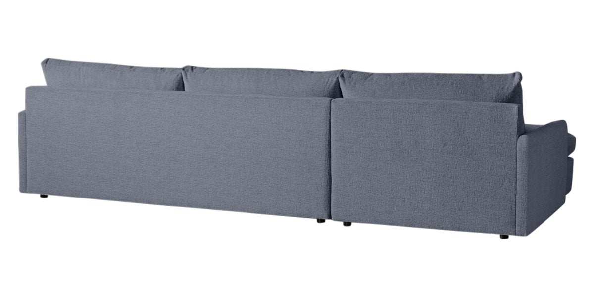 Plush Fabric Indigo | Camden Sarah Sectional w/Chaise | Valley Ridge Furniture