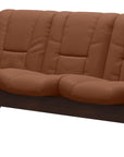 Paloma Leather New Cognac and Brown Base | Stressless Buckingham Low Back Sofa | Valley Ridge Furniture