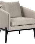 Orly Natural Fabric with Black Oak | Copeland Chair | Valley Ridge Furniture
